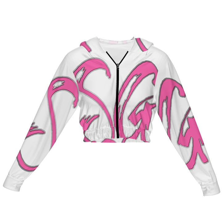 It's a vibe SG White Chrome Cropped coat